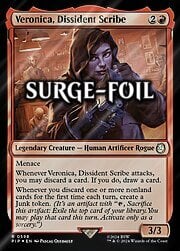 Veronica, Dissident Scribe · Surge Foil 598
