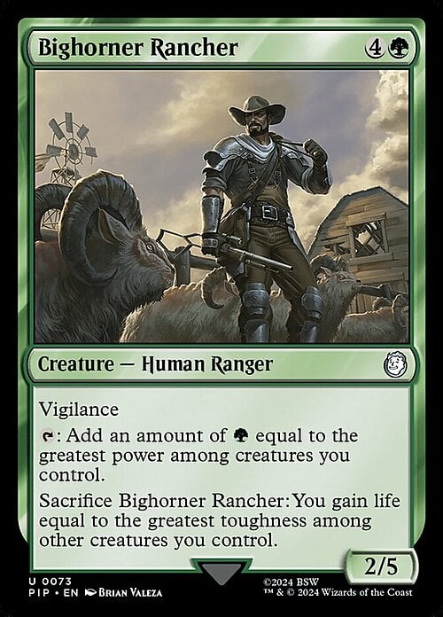 Bighorner Rancher Frente