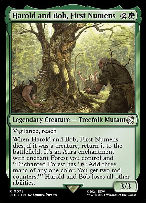 Harold and Bob, First Numens Card Front