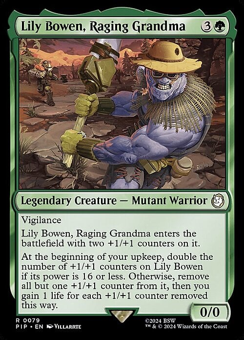 Lily Bowen, Raging Grandma Card Front
