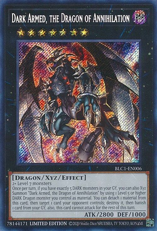 Dark Armed, the Dragon of Annihilation Card Front