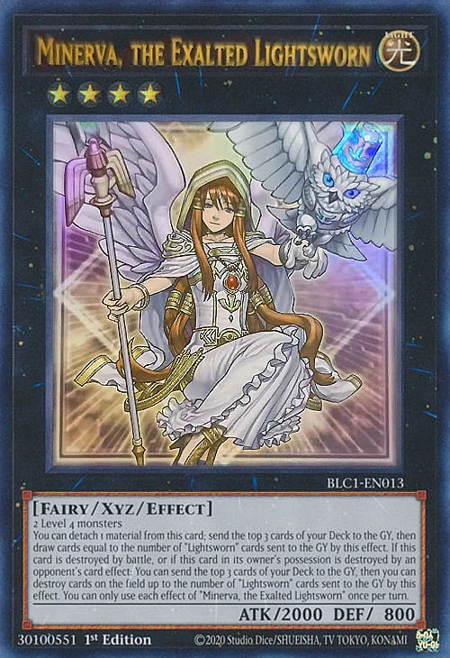 Minerva, la Eminente Fedele della Luce Card Front
