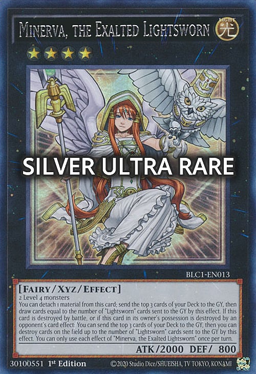Minerva, the Exalted Lightsworn Card Front