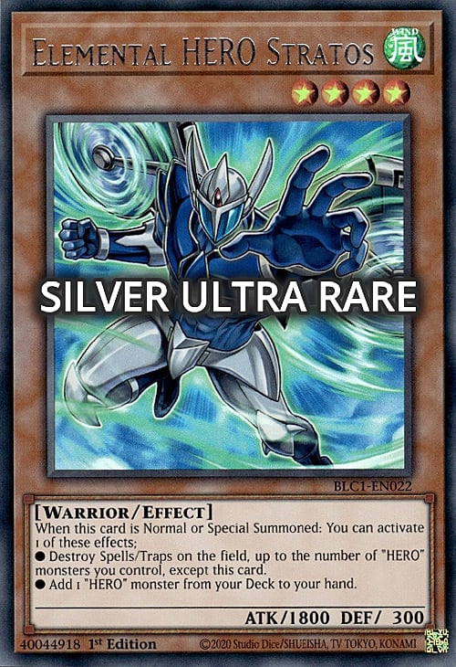 Elemental HERO Stratos Card Front