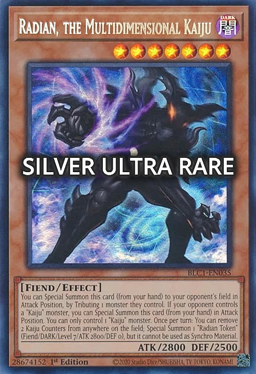 Radian, the Multidimensional Kaiju Card Front