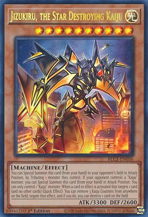 Jizukiru, the Star Destroying Kaiju Card Front