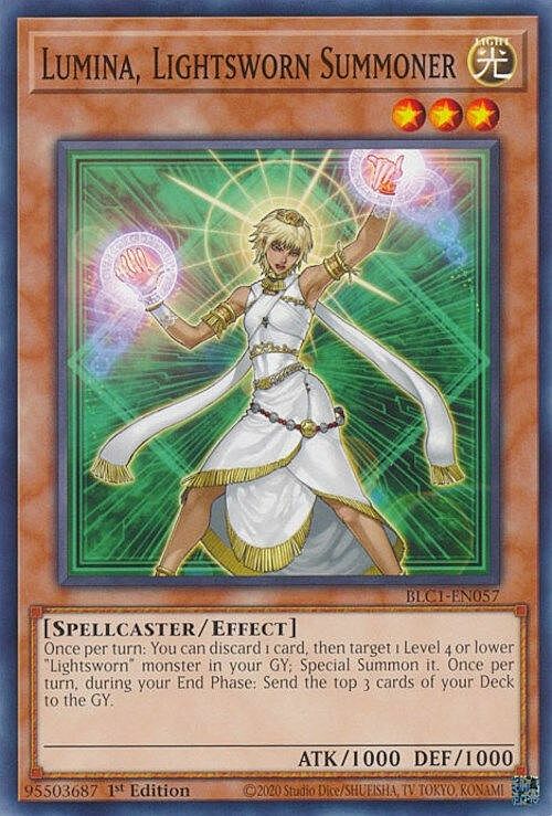 Lumina, Lightsworn Summoner Card Front