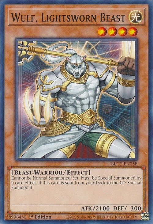 Wulf, Lightsworn Beast Card Front