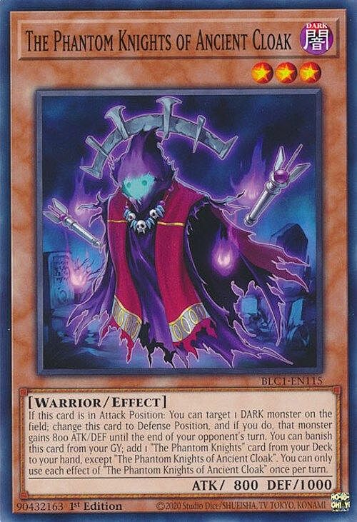 The Phantom Knights of Ancient Cloak Card Front