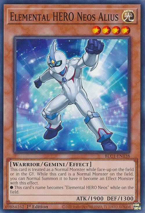Elemental HERO Neos Alius Card Front