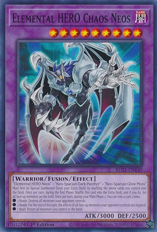 Elemental HERO Chaos Neos Card Front