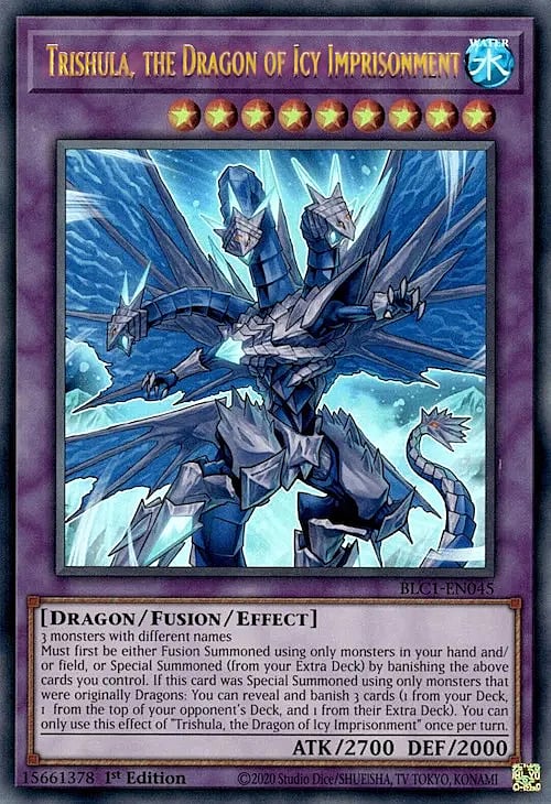Trishula, the Dragon of Icy Imprisonment Card Front