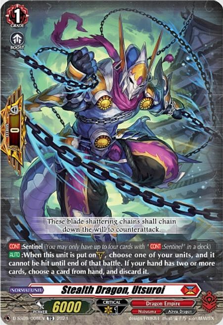 Stealth Dragon, Utsuroi Card Front
