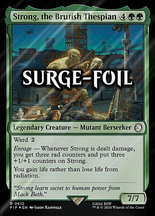 Strong, the Brutish Thespian Card Front