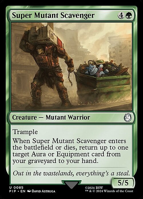 Super Mutant Scavenger Card Front