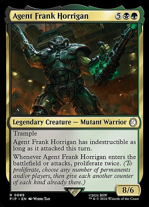 Agent Frank Horrigan Card Front