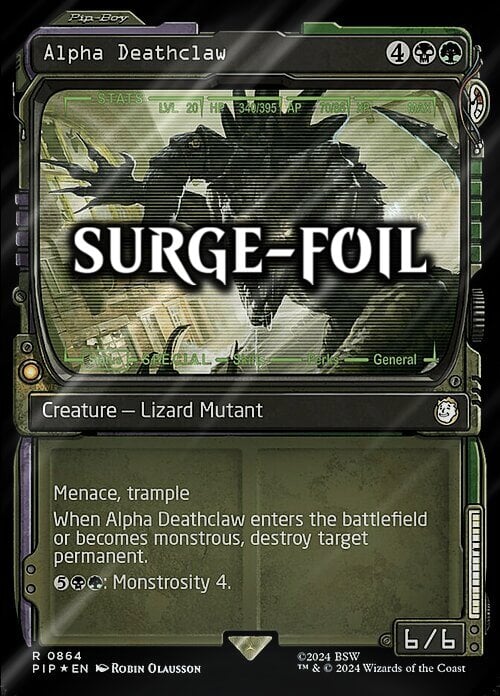 Alpha Deathclaw Card Front