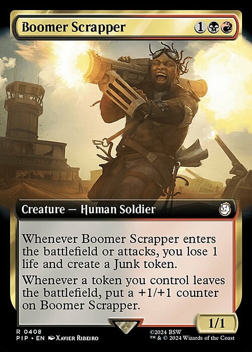 Boomer Scrapper Card Front
