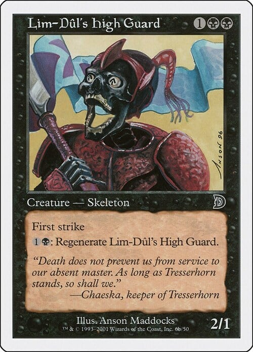 Lim-Dûl's High Guard Card Front