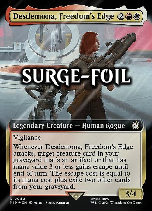 Desdemona, Freedom's Edge Card Front