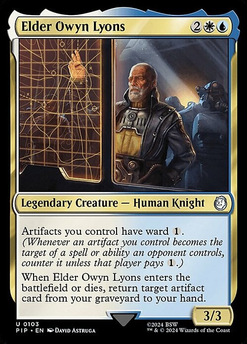 Elder Owyn Lyons Card Front