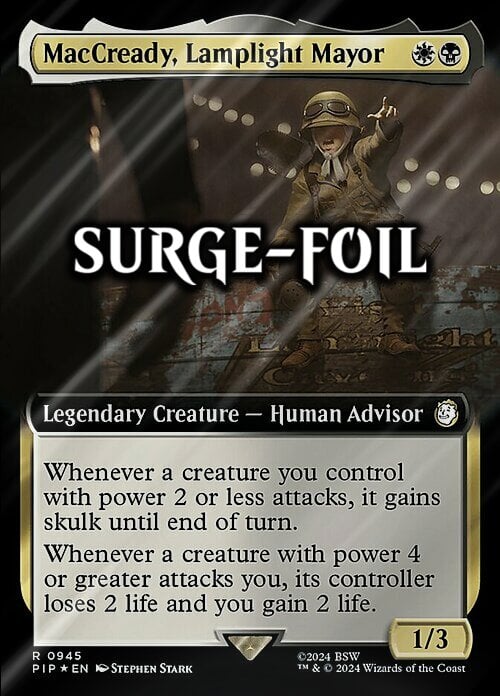 MacCready, Lamplight Mayor Card Front