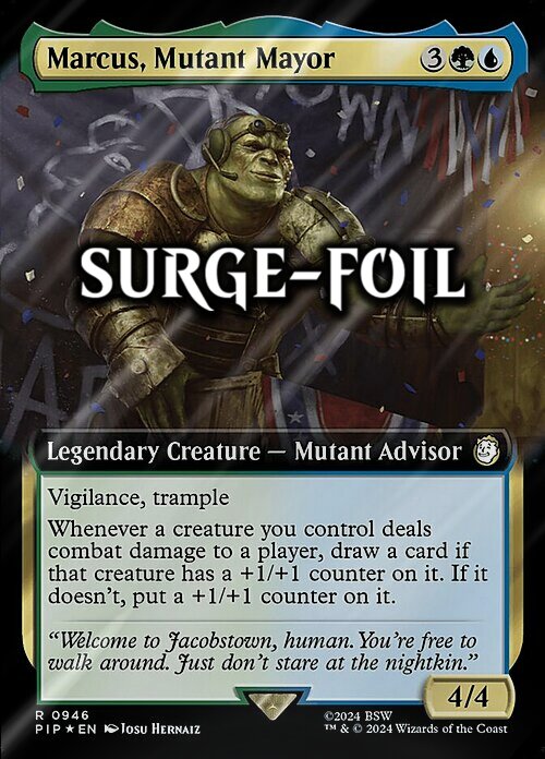 Marcus, Mutant Mayor Card Front