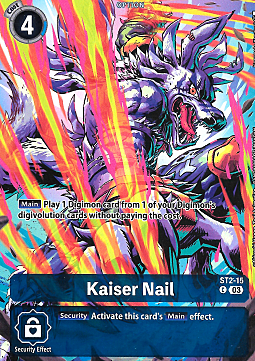 Kaiser Nail Card Front