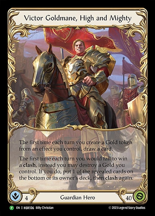 Victor Goldmane, High and Mighty Card Front
