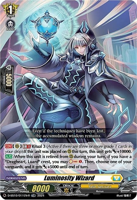 Luminosity Wizard Card Front