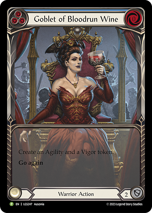 Goblet of Bloodrun Wine Card Front