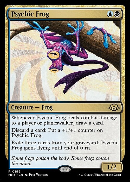 Psychic Frog Card Front