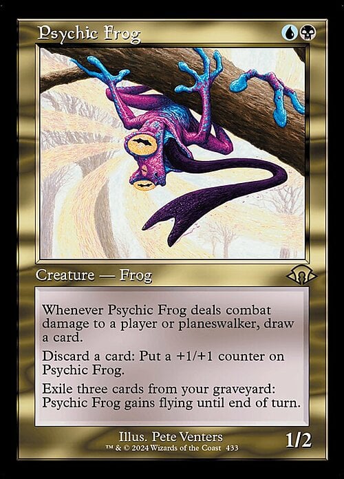 Psychic Frog Card Front
