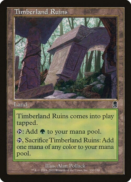 Timberland Ruins Card Front