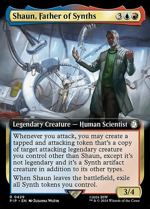 Shaun, Father of Synths Card Front