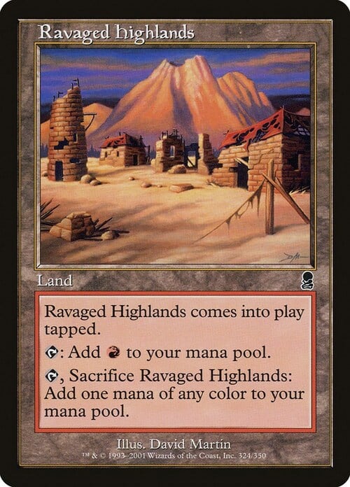 Ravaged Highlands Card Front