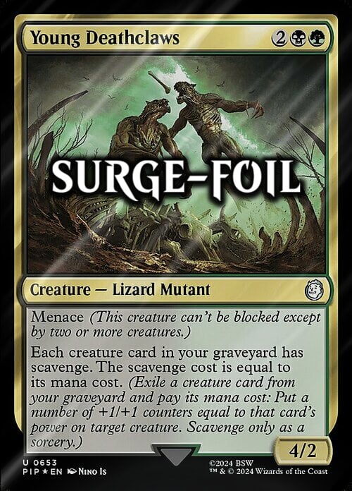 Young Deathclaws Card Front