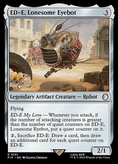 ED-E, Lonesome Eyebot Card Front