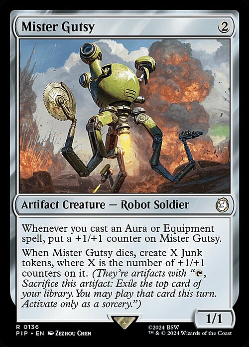 Mister Gutsy Card Front