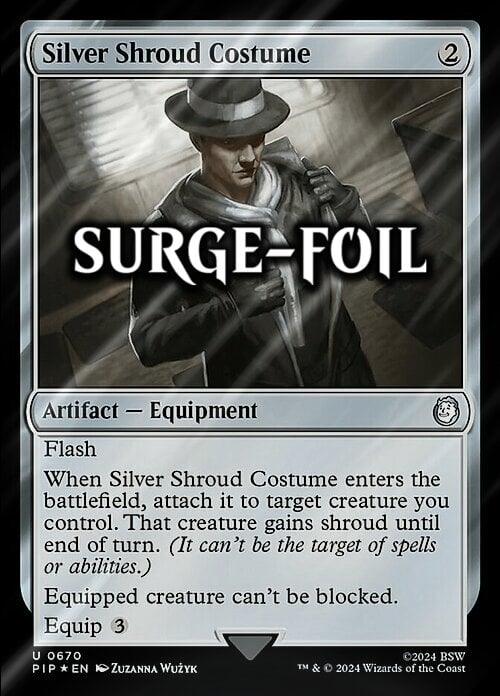 Silver Shroud Costume Card Front
