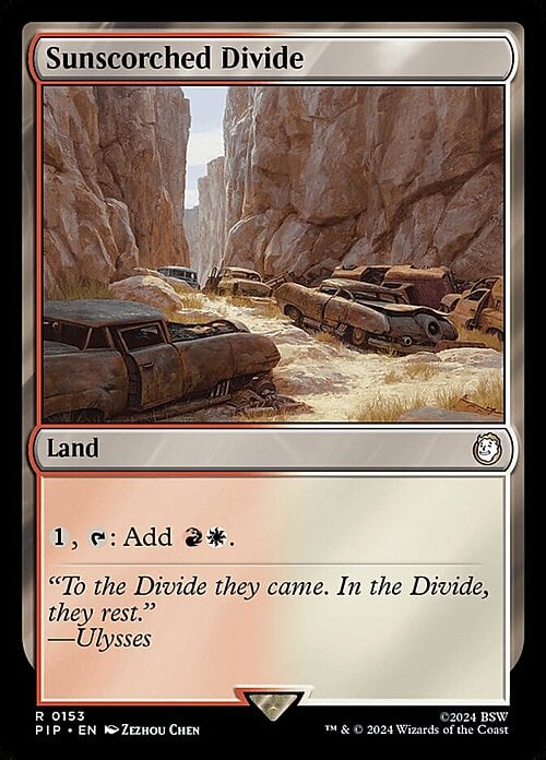 Sunscorched Divide Card Front