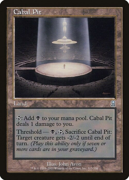 Cabal Pit Card Front