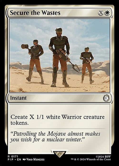 Secure the Wastes Card Front