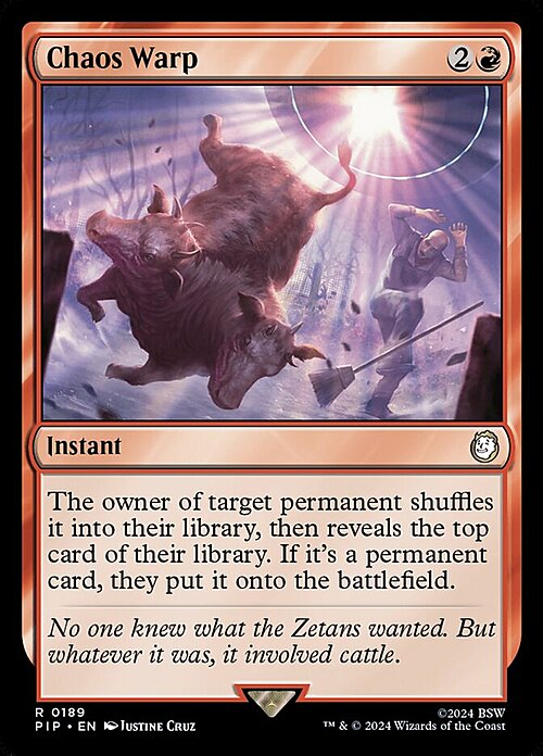 Chaos Warp Card Front