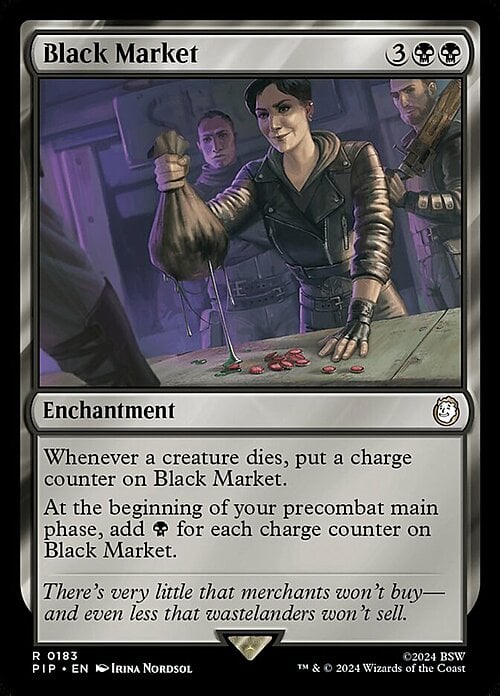 Black Market Card Front