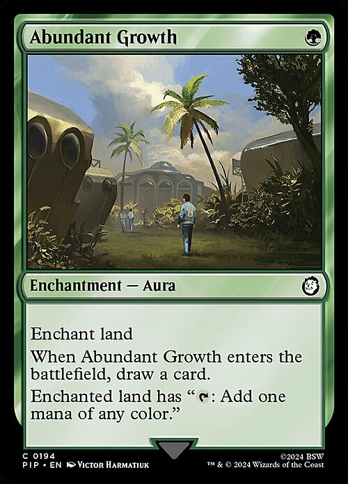 Abundant Growth Card Front