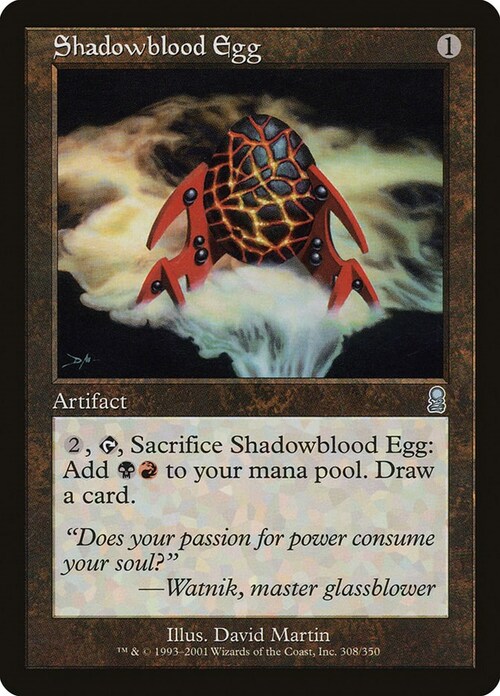 Shadowblood Egg Card Front