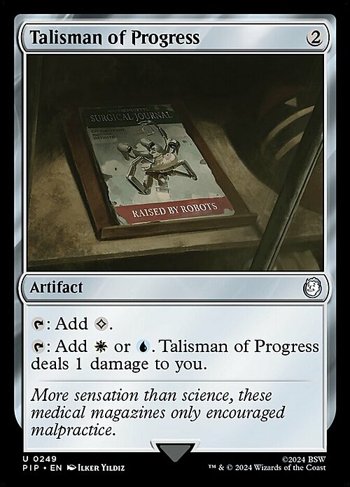 Talismano del Progresso Card Front