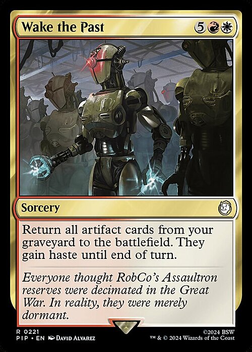 Wake the Past Card Front