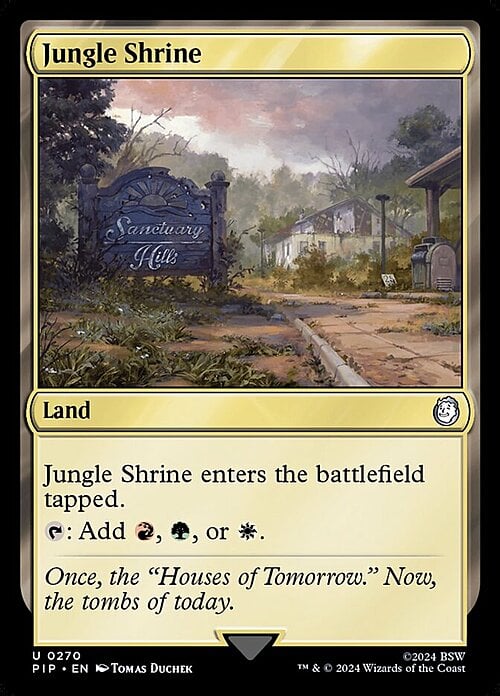 Jungle Shrine Card Front